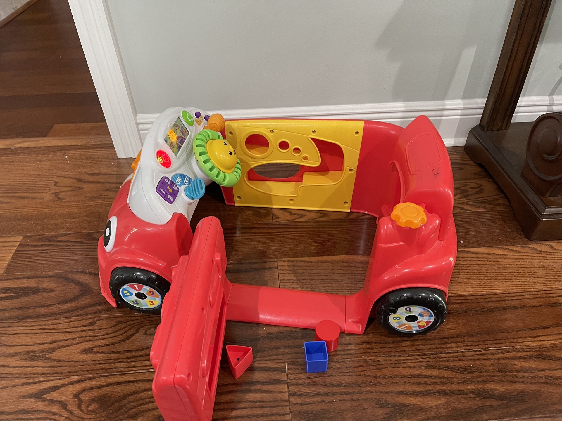 Fisher-Price Laugh & Learn Crawl Around Car, Interactive Play (RED)