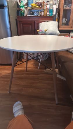 Dining table with three chairs