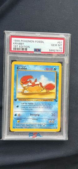 1st edition crabby PSA 10