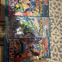 Japanese Pokémon  cards.