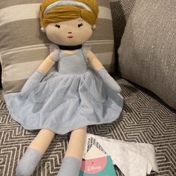 Disney Princess Cinderella Doll Throw Pillow