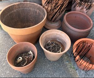 4 Terra Cotta Pots