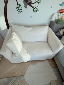 Crate and Barrel fold out love seat