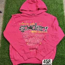 SPI5DER PINK HOODIE