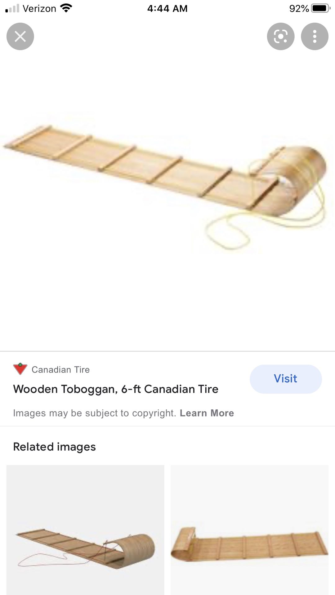 TOBAGGON $25  No Pad 5-6’???