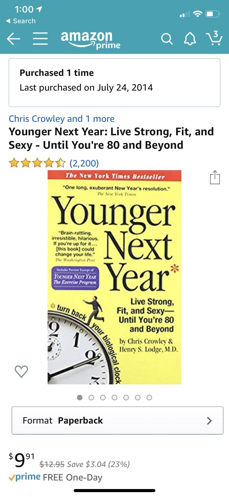 Younger next year book