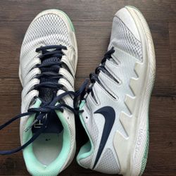 Athletic Nike Womens Air Zoom Vapor X HC AA8027-010 White Running Shoes Sneakers Size 11