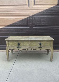 Vintage Two Drawer Table For Sale!!