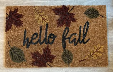 Hello Fall Seasonal Doormat