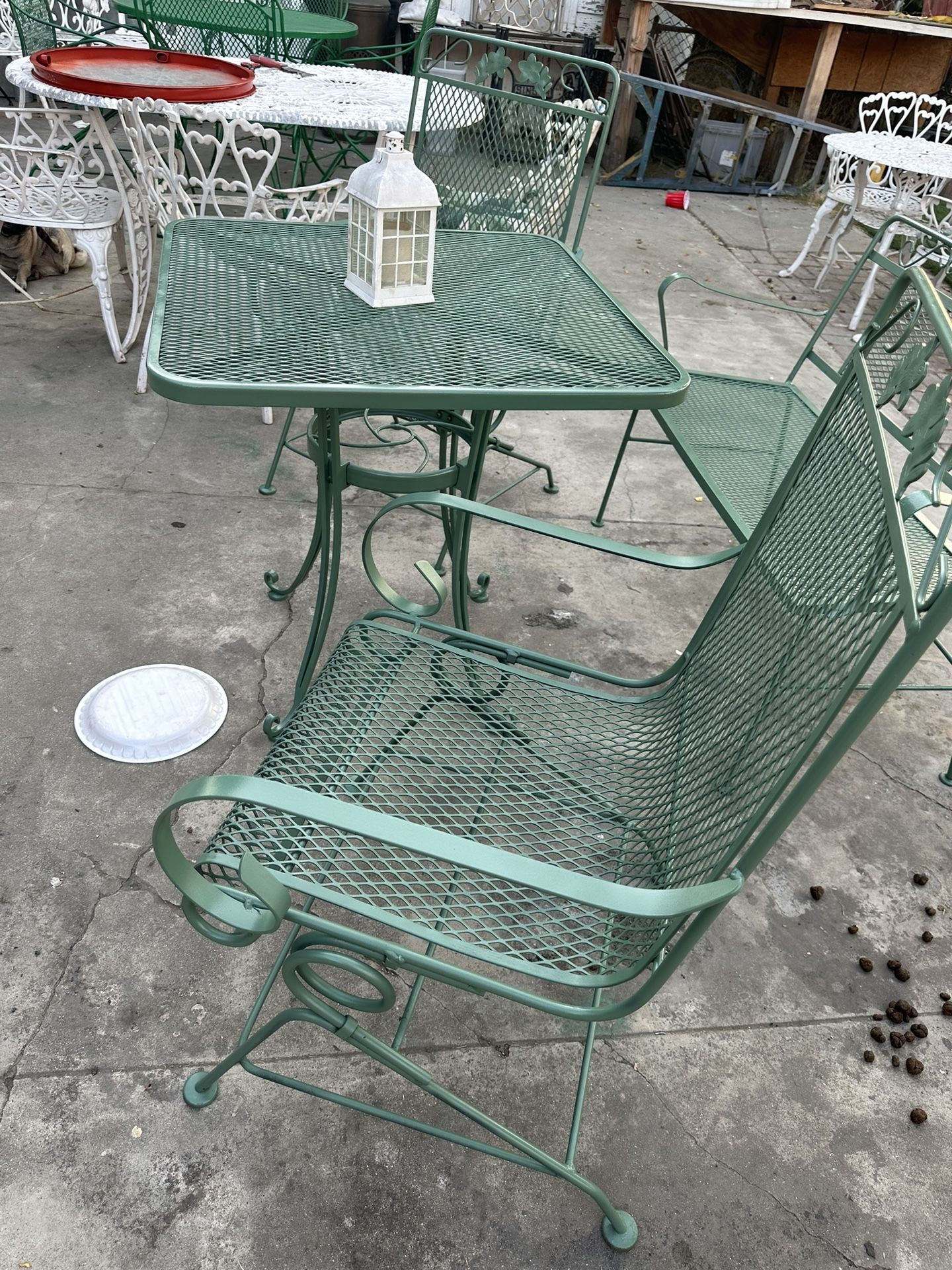 Bistro Set / 2 Rocking Chairs And Table 