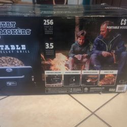 New Package Country Smoker Wood Pellet Portable Grill