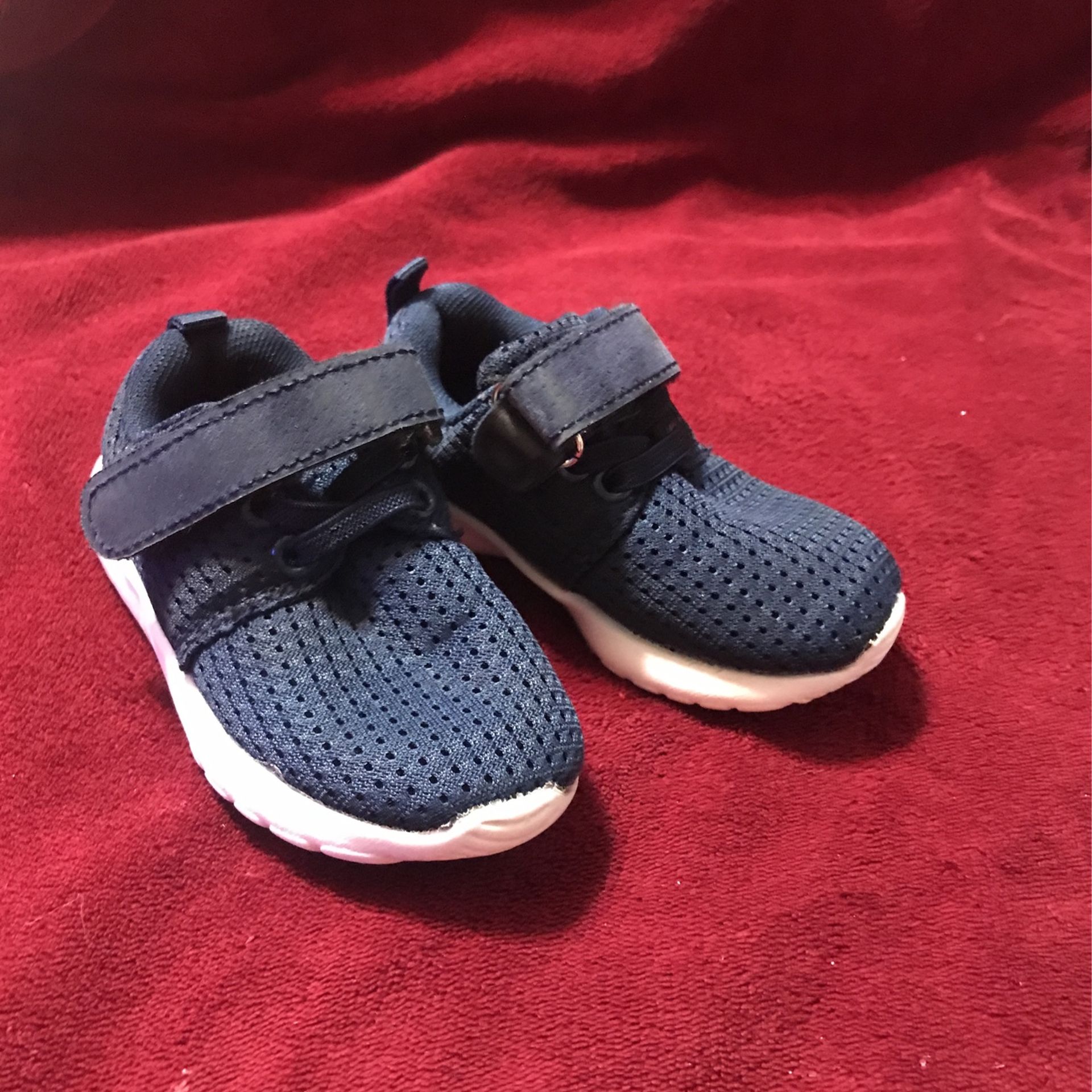 HIITAVE Toddler Shoes Boys Size 22 Navy Blue