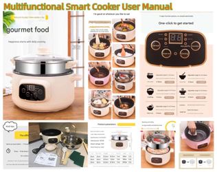 Brand New Kedian 26cm 3.2L Multi-Functional Smart Electric Hot Pot with Steamer (110V US Plug)