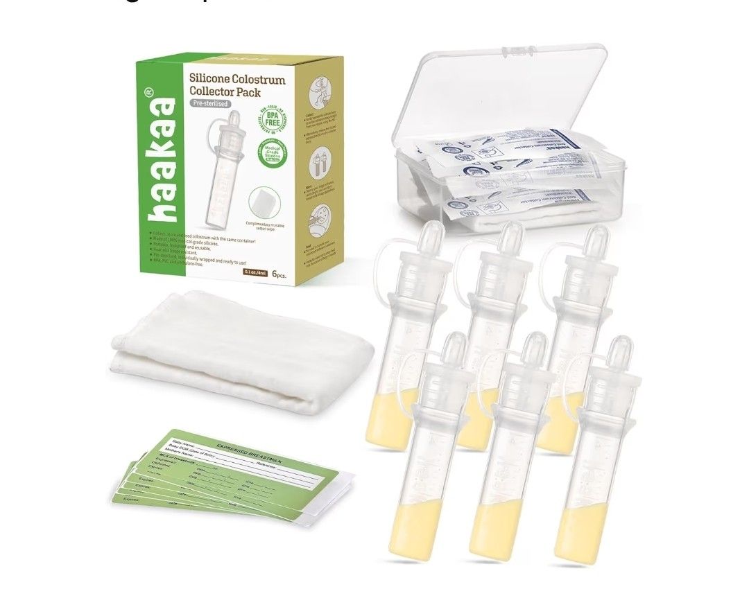 Haakaa Silicone Colostrum Collector Pack – 6 Count (NEW)
