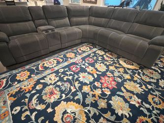 5 Seater Fabric 3 recliner Sofa