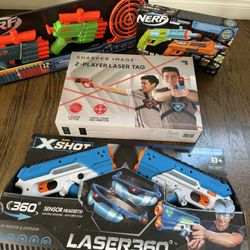 Laser tag Two 2 player Sets Nerf guns