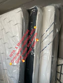 Brand new orthopedic mattress set