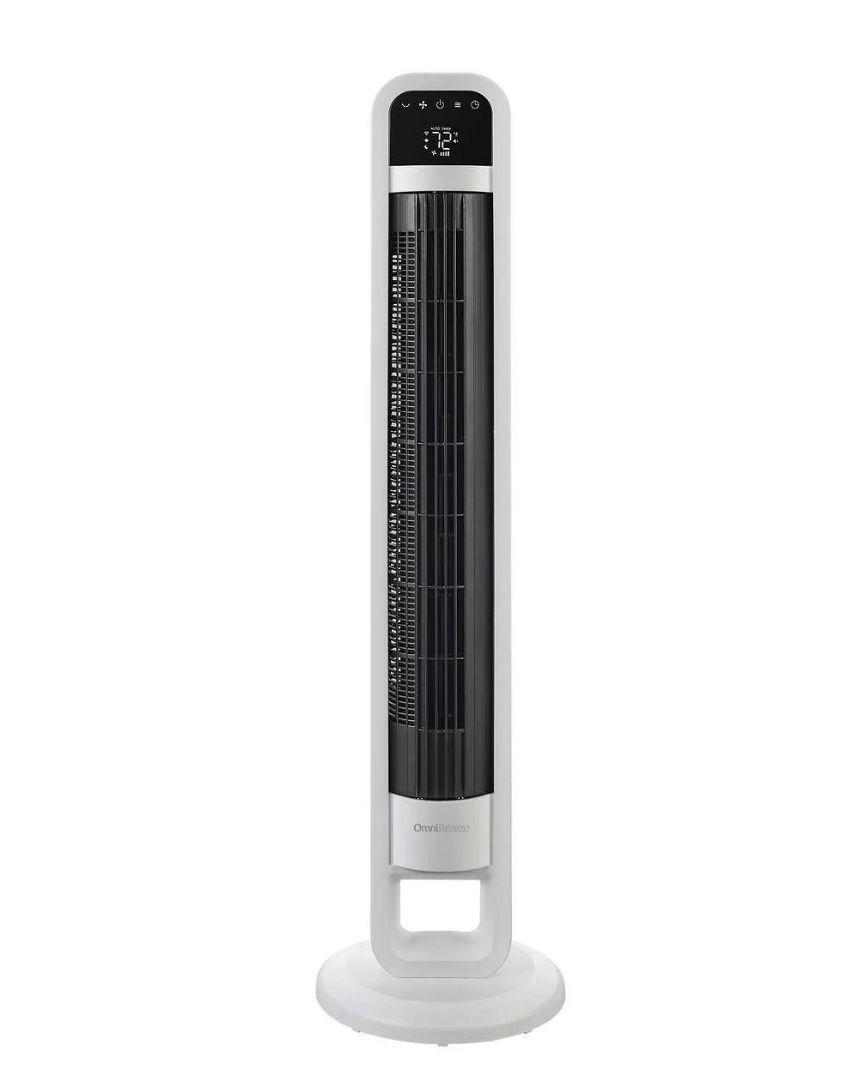 OmniBreeze 4-Speed Wi-Fi Control Standing Fan
