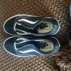 Old Skool Black and White Vans