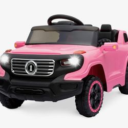 New. Assembled. Kids Electric Pink SUV Car.