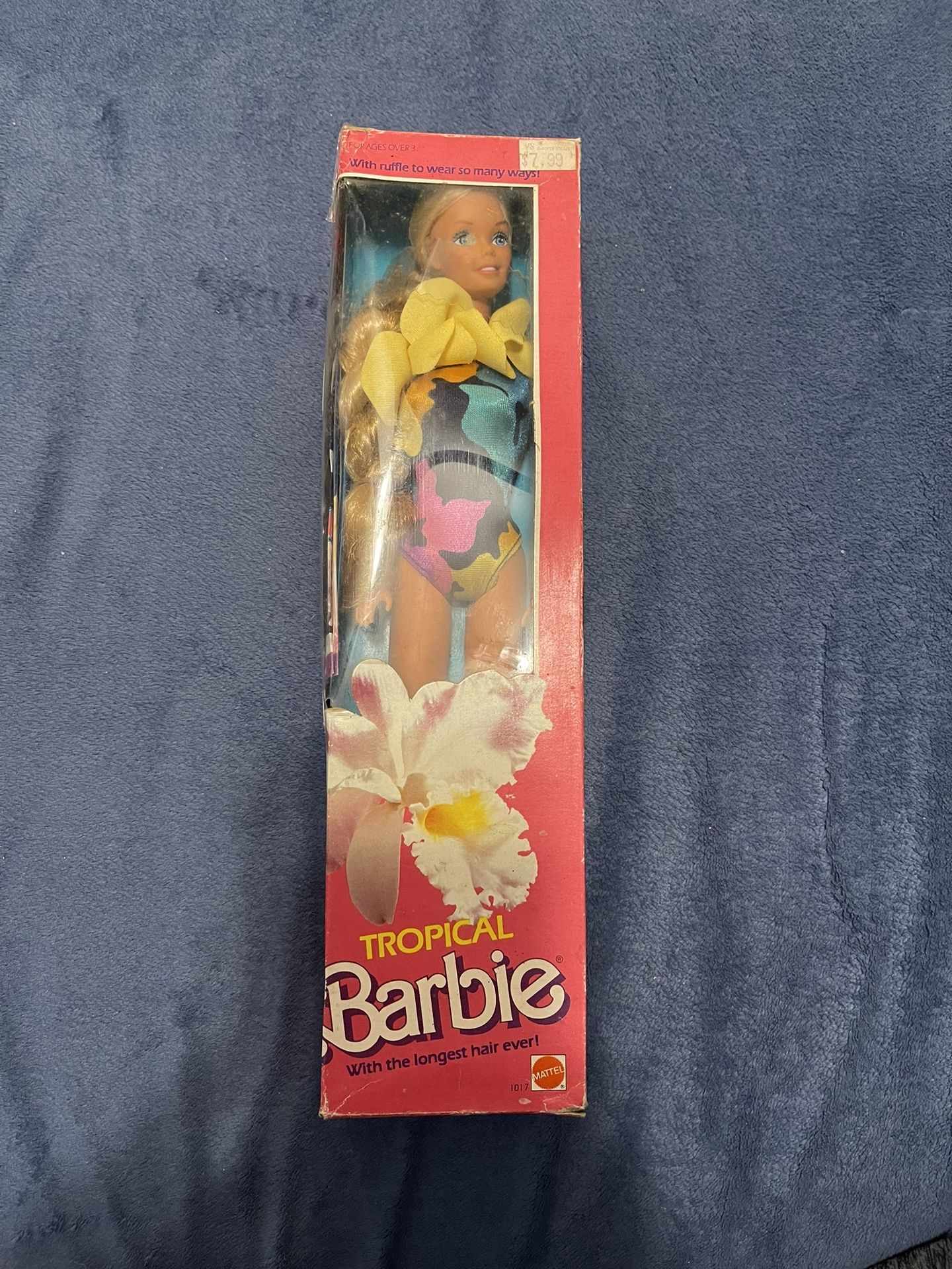 Vintage Tropical Barbie Mattel, 1985 New Inbox