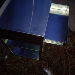 Stainless Steel  Rolling Cart With Drawer