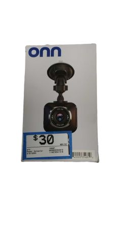 Onn 1080p Black Radar Detector / Dash Cam