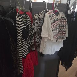 Women's Clothes Skirts Dresses Shirts Mostly Size S Perfect For Thrift Resale Resellers