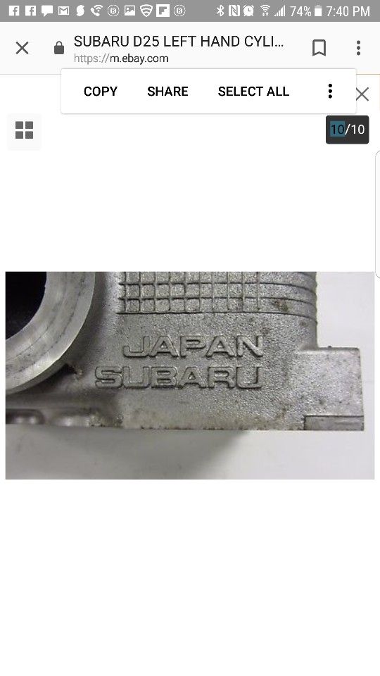 D25 Subaru Heads wrx sti