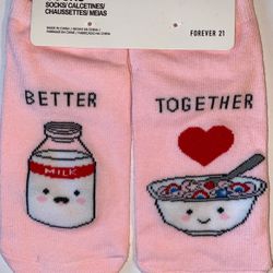 Milk And Cereal Ankle Socks