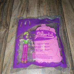 #5 Polly Pocket / World Polly Fashion Shop Doll - 2006 McDonald's Happy Meal Toy. Packaging has some wear from age and storage. Sold as is.

