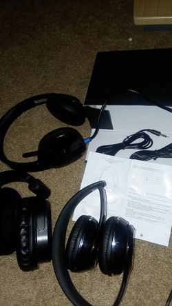 Logitech headphones, I have three pair different headphones Bluetooth headphones,