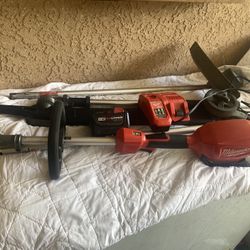M18 FUEL 18V 16 in. Brushless Cordless QUIK-LOK String Trimmer 9.0 Ah Kit , Edger , Hedge Trimmer
