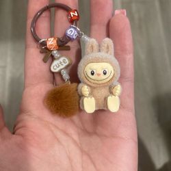 Very Cute Labubu Keychain, Brown Color 