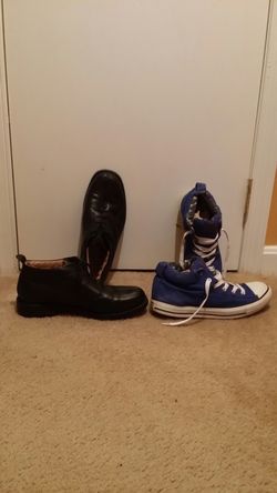 Men's BOSTONIAN Leather boots and Converse