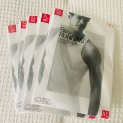 Men's Undershirts Combed Cotton Tank Tops 5 packs