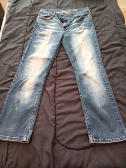 Straight Leg Distressed custom Jeans
