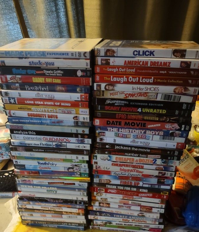 Amazing Comedy DVD Collection 64 Cases 68 Movies In Total Will Not Separate