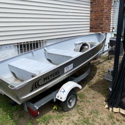 Meyers Aluminium Boat And Trailer