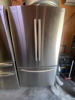 REFRIGERATOR FLAT SAMSUNG 3 DOORS ✨️STAINLESS STEEL✨️ 🆓️FREE DELIVERY🆓️