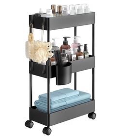Brand New Slim Storage Cart With Wheels 