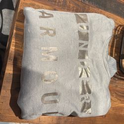 Gray Under Armor hoodie 