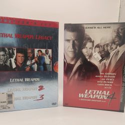 Lethal Weapon Snapcase DVD  Movie Lot Complete Collection 1-4 Mel Gibson