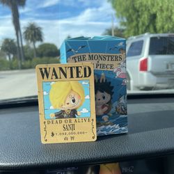 100% AUTHENTIC POP MART The Monsters x One Piece Series Figures - Sanji