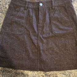 Womens Woolrich Brown Mini Skirt Size 10