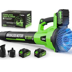 Cordless Leaf Blower With Batteries