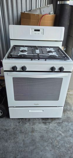 White Whirlpool Stove