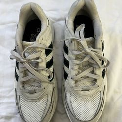 adidas Cloudfoam Men 9.5 White Running Shoes