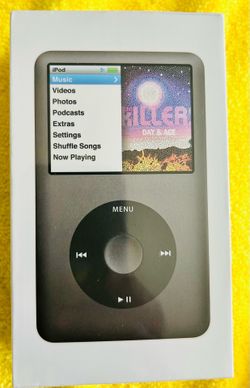 MINT Museum-Quality iPod Classic 7th Gen 160GB Black/Silver (Factory Sealed, MC297)