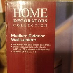 Exterior Light Black